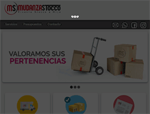 Tablet Screenshot of mudanzastocco.com